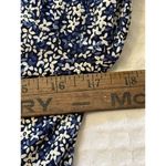 Jessica Howard J Howard Dress size 12 navy white floral v-neck short bell sleeve NWT Career Photo 5