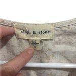 Cloth & Stone Dahl Romper Anthropologie snake print linen blend size small Photo 5