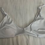White Bikini Top Size M Photo 0