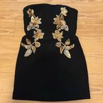 REBECCA VALLANCE VERSAILLES STRAPLESS MINI - BLACK Photo 0