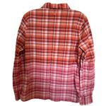 prAna  Plaid Shirt Womens Size L Organic Cotton Soft Button Down Roll Sleeve Hike Photo 2