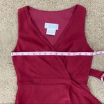 Jenny Packham Bridesmaids Chiffon Wrap Gown Burgundy 0 Photo 8