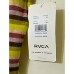 RVCA High Neck Cross Back Straps Cropped Hat Trick Striped NWT Tank Top Photo 5