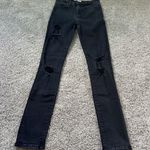 Abercrombie & Fitch Stylish Black Distressed Women's Jeans Photo 0