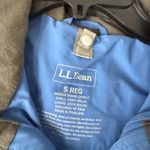 LL Bean Jacket Womens Small Blue Hooded Nylon Lightweight Rain Windbreaker‎ Coat Photo 4