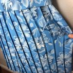 Leslie Fay Light Blue Floral Skirt Suit Womens Size 14 P VINTAGE Photo 4