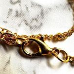 Dainty gold tone heart pendant necklace Gold Photo 3