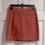 Free People  Modern Femme Mini Skirt in Terracotta Color Size 4 Photo 0
