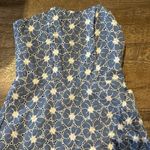 DO+BE NWOT  Blue Eyelet Strapless Romper Photo 4