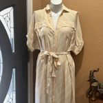 Faithfull the Brand Faithful the brand light yellow button up dress Photo 2