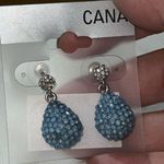 Cana by Gennaro‎ Light Blue Crystal Drop Earrings Photo 2