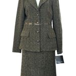 Rickie Freeman TERI JON two piece skirt suit, size 2, NWT Green Photo 1