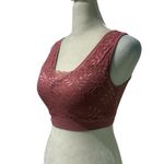 Phoebe & Me Lace Bralette in Dusty Rose Pink Size 1X Photo 3