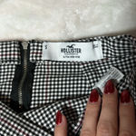 Hollister Black Red & White Small Checkered Plaid Mini Skirt Size Small S Photo 1