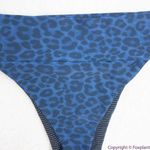 NEW Acacia Mateo bikini‎ bottom leopard animal print blue Amur, S Blue Photo 12