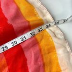 Do Everything In Love Colorful Bright Striped Poncho Swim Cover Up OSFM Photo 5