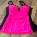 Talisea Pink & Black Swim Tankini Top Photo 1