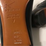 Aquatalia black leather pointy toe slip on loafers shoes size 7 Made in Italy Photo 5