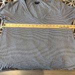 Splendid Striped Cotton Blend V-Neck Short Sleeve Tee Size L Photo 6