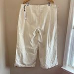 Juicy Couture NWT Wide Leg Corduroys Button Details in Warm White, 20W Photo 3