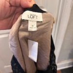 Ann Taylor NWT‎ Loft Womens Skirt Size 12 Black Beige Lace Overlay Lined Party Cocktail Photo 5