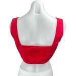 Princess Polly  Red Sleeveless Corset Bustier Cami Camisole Tank Crop Top Size 6 Photo 1
