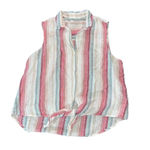 Beach Lunch Lounge Womens‎ Janera Linen Tie-Front Tank Top Size Large Photo 2