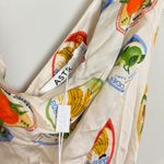 ASTR  the Label Allexina Printed Tie Shoulder Midi Dress in Ivory Fruit Cocktail Photo 6