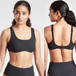 Athleta Black RIB BRA CUP BIKINI TOP Photo 1