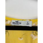 Hollister Yellow Floral Long Sleeve Wrap Blouse Top Womens Size Large Y2K Photo 1