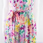 Kate Spade NWT Painted Petals Floral Cotton Shirtdress, Pastel Photo 6