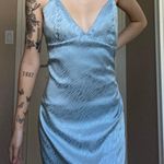 Forever 21 Baby Blue Satin Dress Photo 1