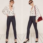 Reformation High & Slim Dark Blue Hayes Wash High Waist Jeans 27 Photo 8