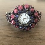 Beaded bracelet watch Silver Photo 2