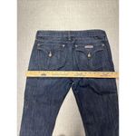 Hudson  Crop Flap Pocket Blue Jeans Sz 31 Med Wash Style W419DK5 Photo 4