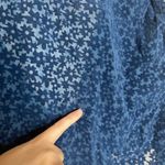 Wild Fable Women's Wrap Tie Top Sheer Ballet Festival Floral Whimsigoth Boho Velvet Burnout Photo 7