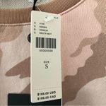 Anthropologie  x The Upside Alena Drawstring Crew Sweatshirt Neutral & Pink NEW Photo 6