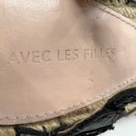 Avec Les Filles  Genevie Slingback Espadrille Sandal Black 6.5 US Photo 9