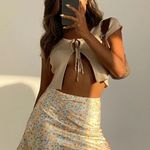 Princess Polly Fine Lines Mini Skirt Photo 0