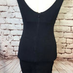 Lulus  Black Bodycon Dress with Ruffle Sleeves‎ Photo 6