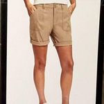 Eddie Bauer Rolled Hem Bermuda Short NWT Women's Tan Casual Shorts Photo 8