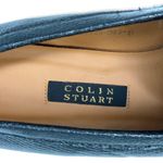 Colin Stuart  | Size 6 | Women's Lug Sole Black Leather Reptile Texture Loafer Photo 10