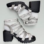 Dirty Laundry  Fun Stuff Gladiator Heeled Sandal in White Photo 5