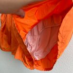 Free People Burning Up Neon Orange High Rise Ruched The Way Home Workout Short Photo 9