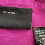 Harley Davidson Womens Short Sleeve Shirt Size L Pink Button Up Y2K Woven Wings Size L Photo 11