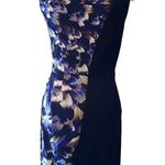 BCBG MAX AZRIA Womens Size 8 Multicolor Floral Cocktail Sleeveless Sheath Dress Photo 3