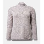 Torrid NWT  Purple Space dye Pullover Turtleneck Pointelle Sweater‎ Size 2X Photo 4