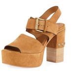 See By Chloe  Stud-Heel Suede Platform Sandal Size: 37.5 Photo 0