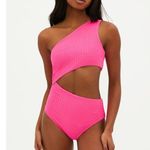 Beach Riot Celine One Piece Strawberry Moon Terry Size Large Photo 2