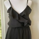 BCBGeneration BCBGGeneration Sexy Little Black Strappy Ruffle Backless Mini Dress Size Small Photo 7